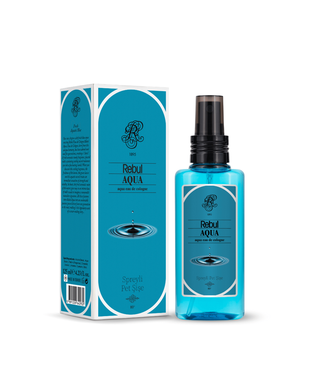 Rebul Aqua EDC Kolonya 125 ml Pet Şişe