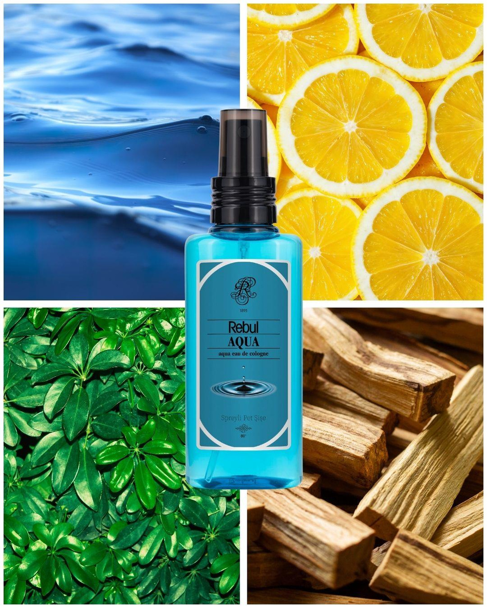 Rebul Aqua EDC Kolonya 125 ml Pet Şişe
