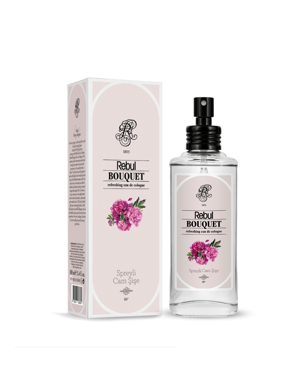 Rebul Bouquet EDC Kolonya 100 ml Cam Şişe