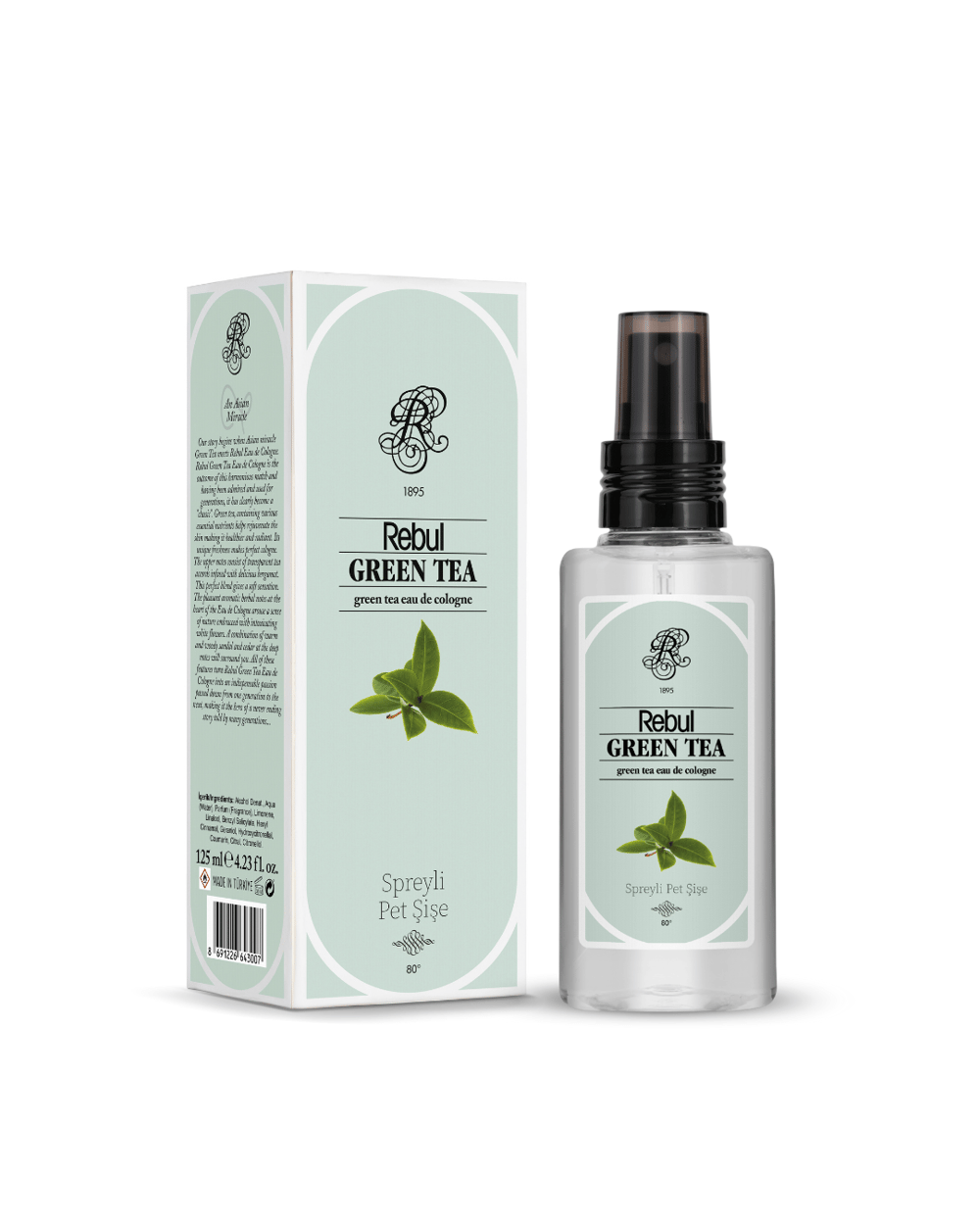 Rebul Green Tea EDC Kolonya 125 ml Pet Şişe