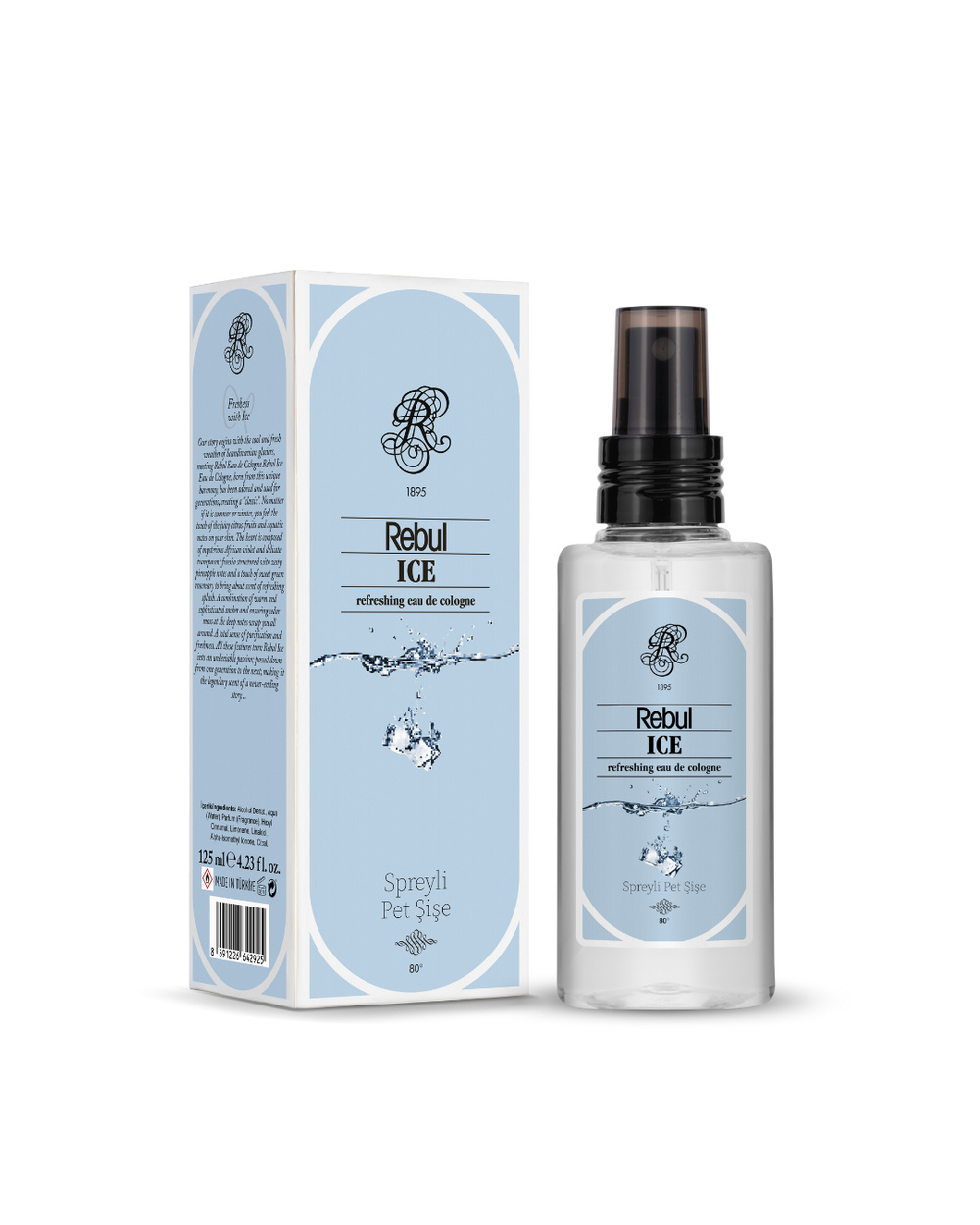 Rebul Ice EDC Kolonya 125 ml Pet Şişe