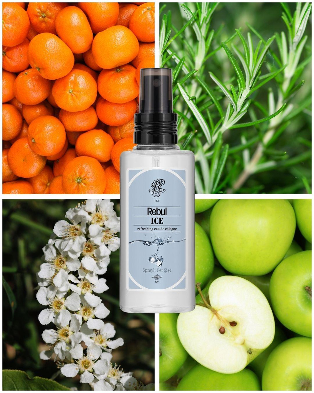 Rebul Ice EDC Kolonya 125 ml Pet Şişe