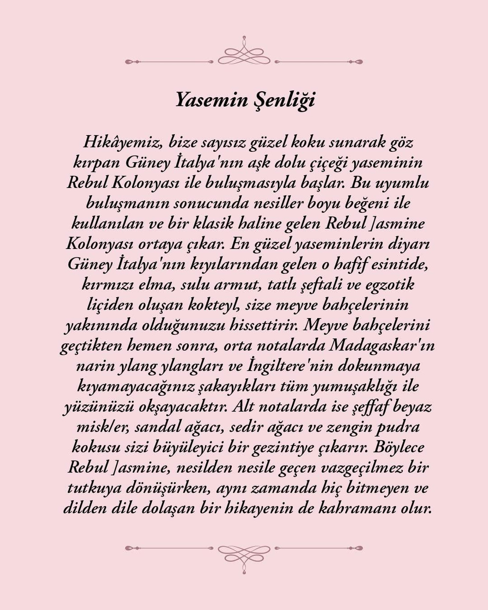 Rebul Jasmine EDC Kolonya 125 ml Pet Şişe