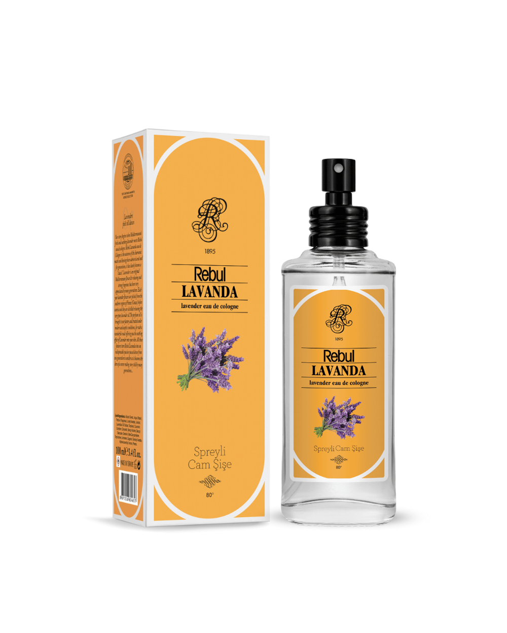 Rebul Lavanda EDC Kolonya 100 ml Cam Şişe