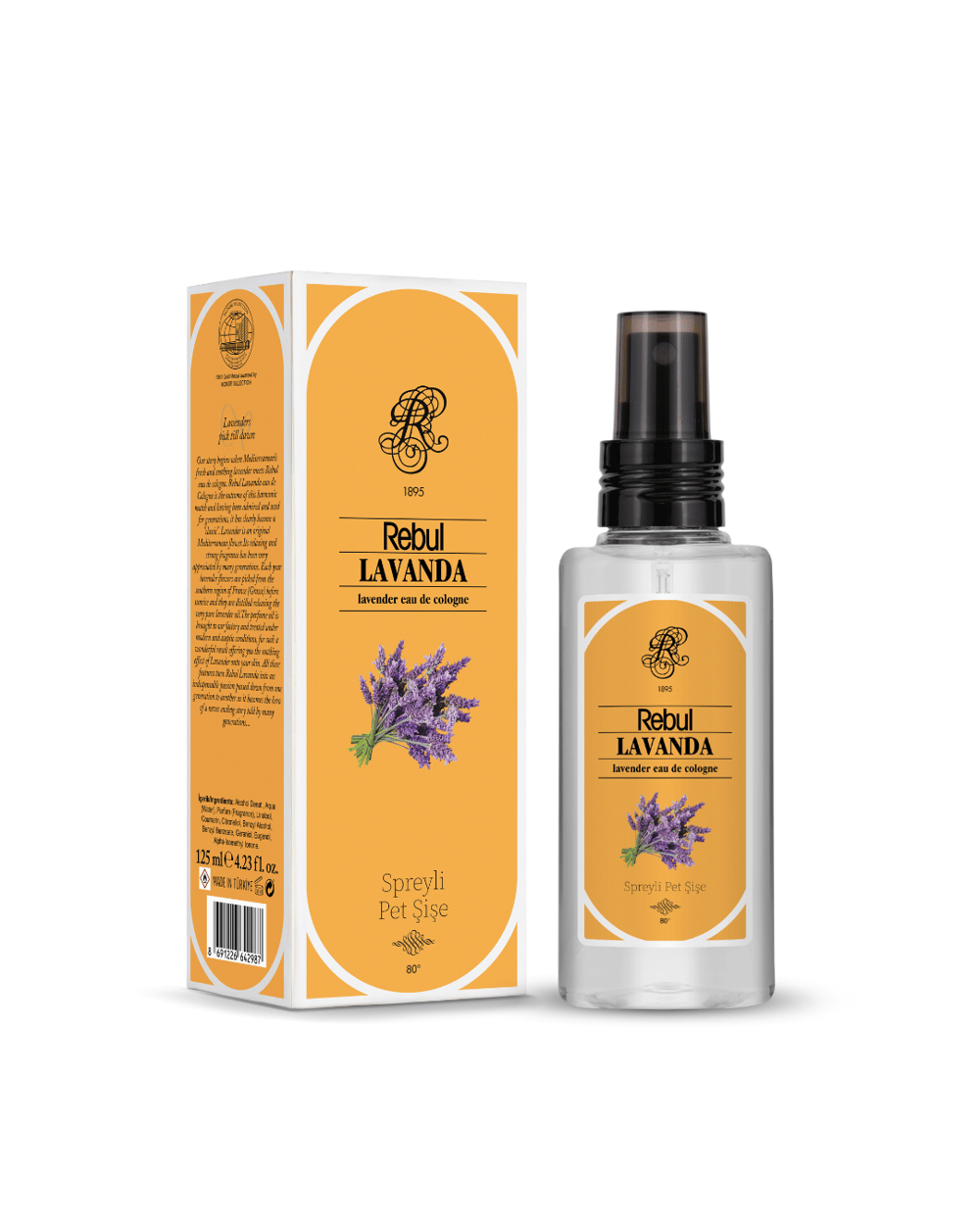 Rebul Lavanda EDC Kolonya 125 ml Pet Şişe