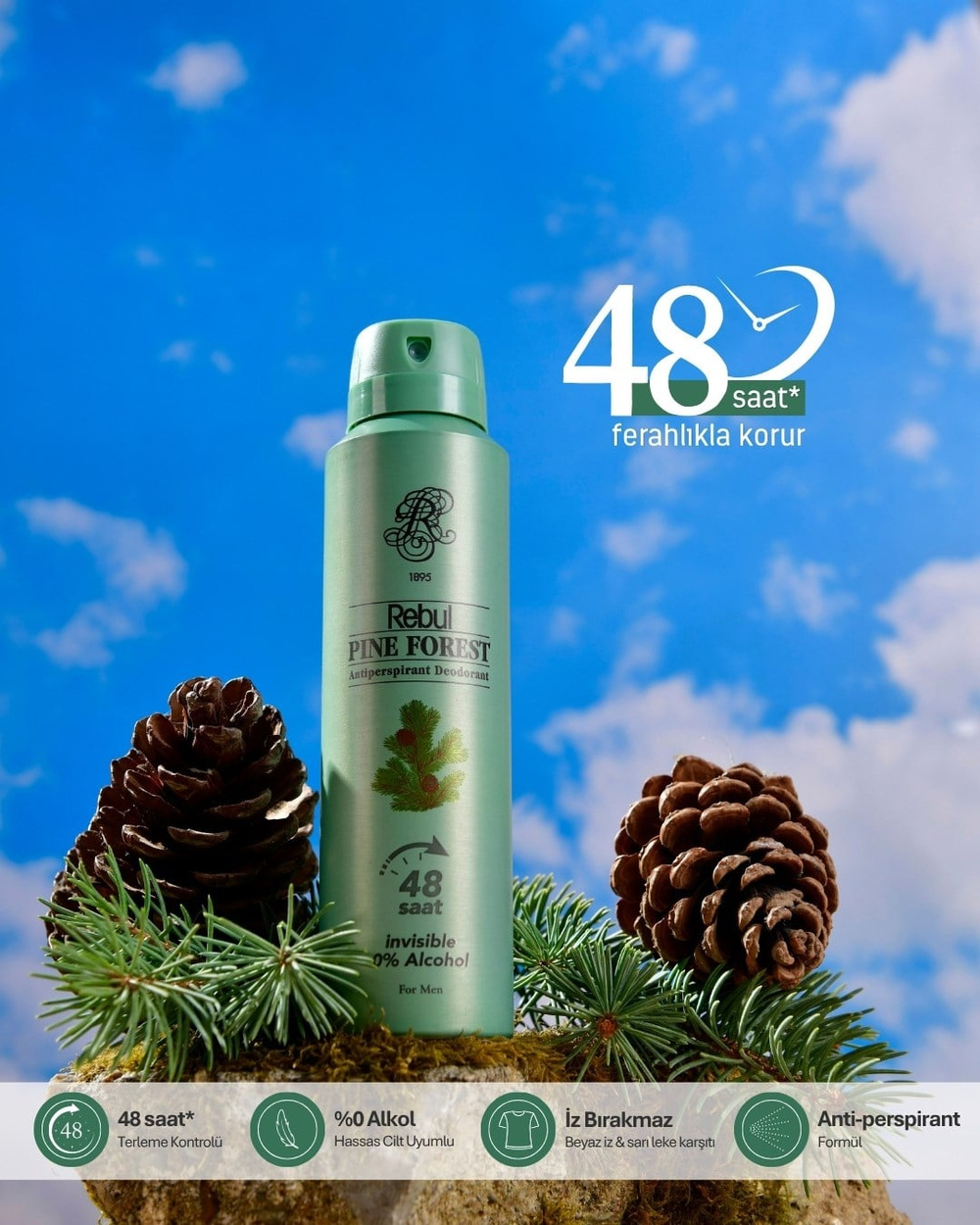 REBUL PINE FOREST 150 ML ERKEK DEODORANT