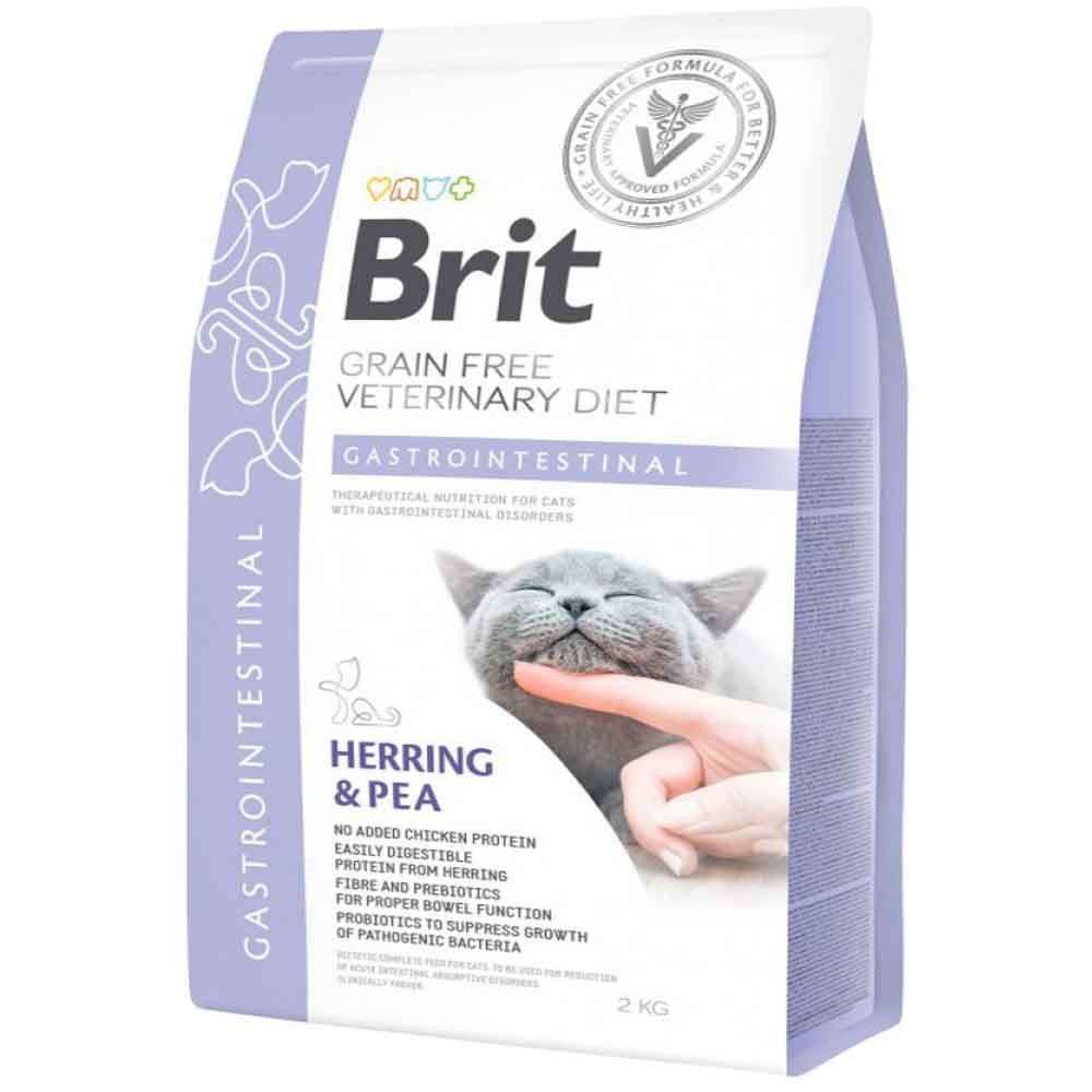 Brit Veterinary Diet Gastrointestinal Sindirim Sistemi Destekleyici Tahılsız Kedi Maması 2 Kg 8595602528424 Amazon Pet Center