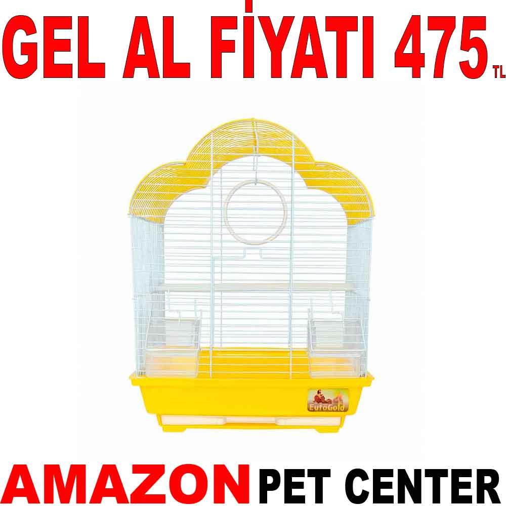 Euro Gold Kuş Kafesi Papatya Çatı Karışık Renkli 1217A 19191003 Amazon Pet Center