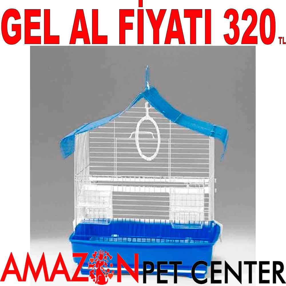 Euro Gold Kuş Kafesi Üçgen Çatılı Karışık Renkli 1115A 19183008 Amazon Pet Center