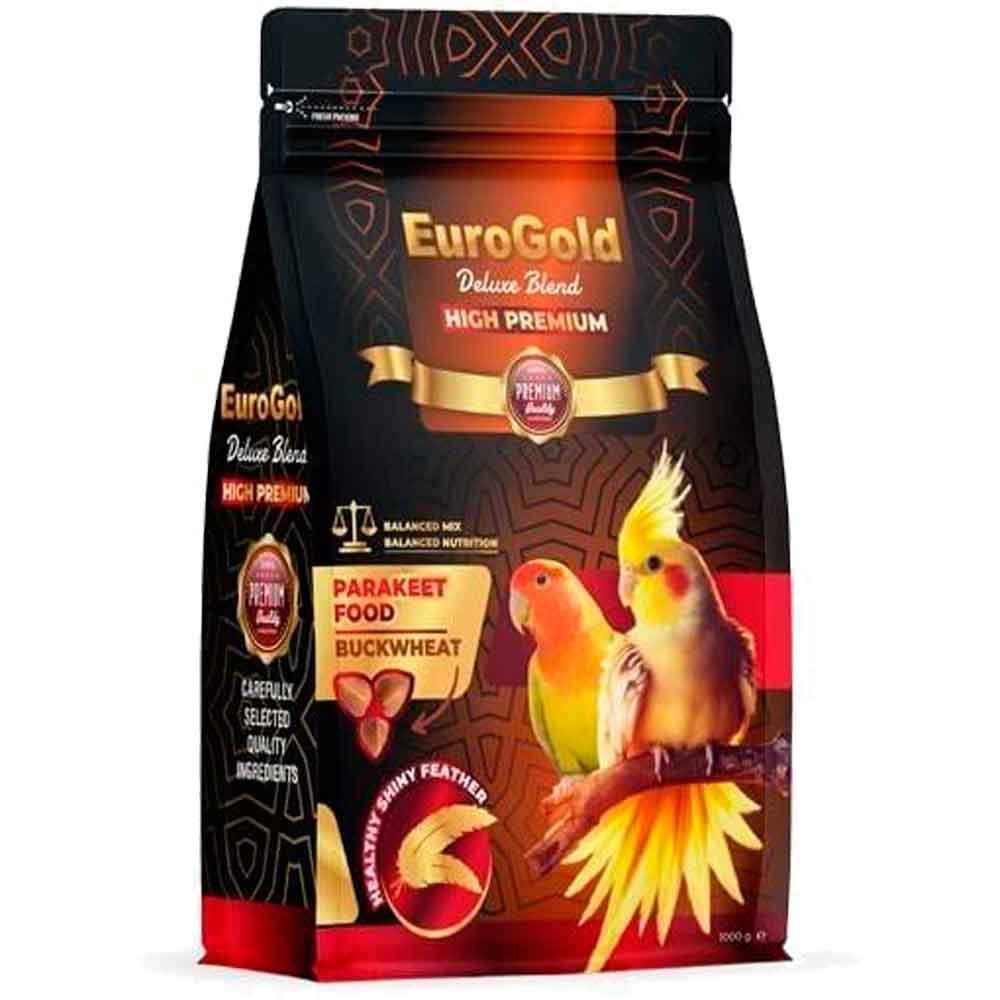 EuroGold Deluxe Blend Paraket Yemi Kara Buğday Katkılı 1 Kg 8681144130833 Amazon Pet Center