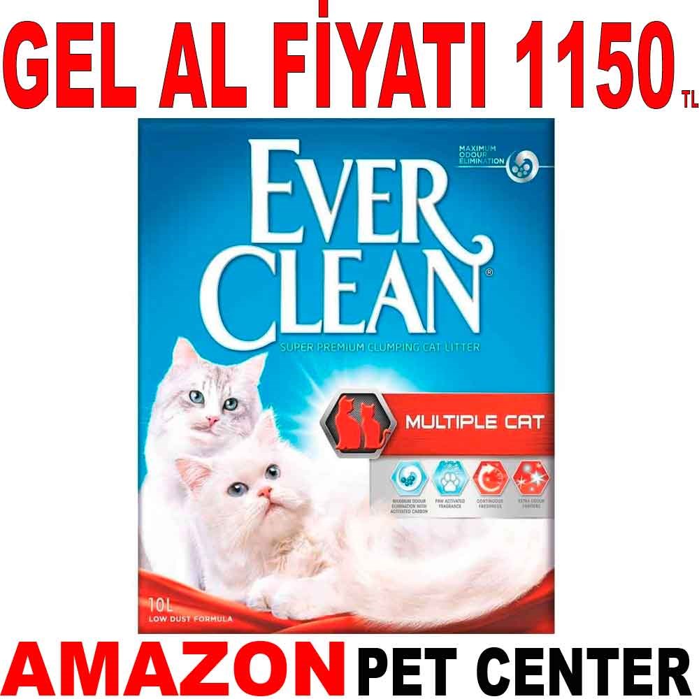Ever Clean Multiple Cat Kedi Kumu 10 Lt Gel Al 19491004 Amazon Pet Center