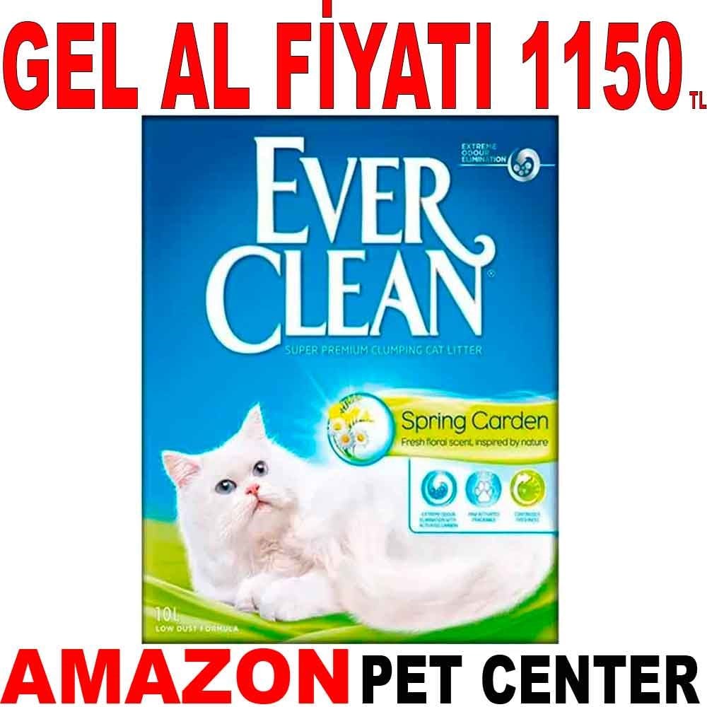 Ever Clean Spring Garden Çiçek Kokulu Topaklanan Kedi Kumu 10 Lt Gel Al 19495002 Amazon Pet Center