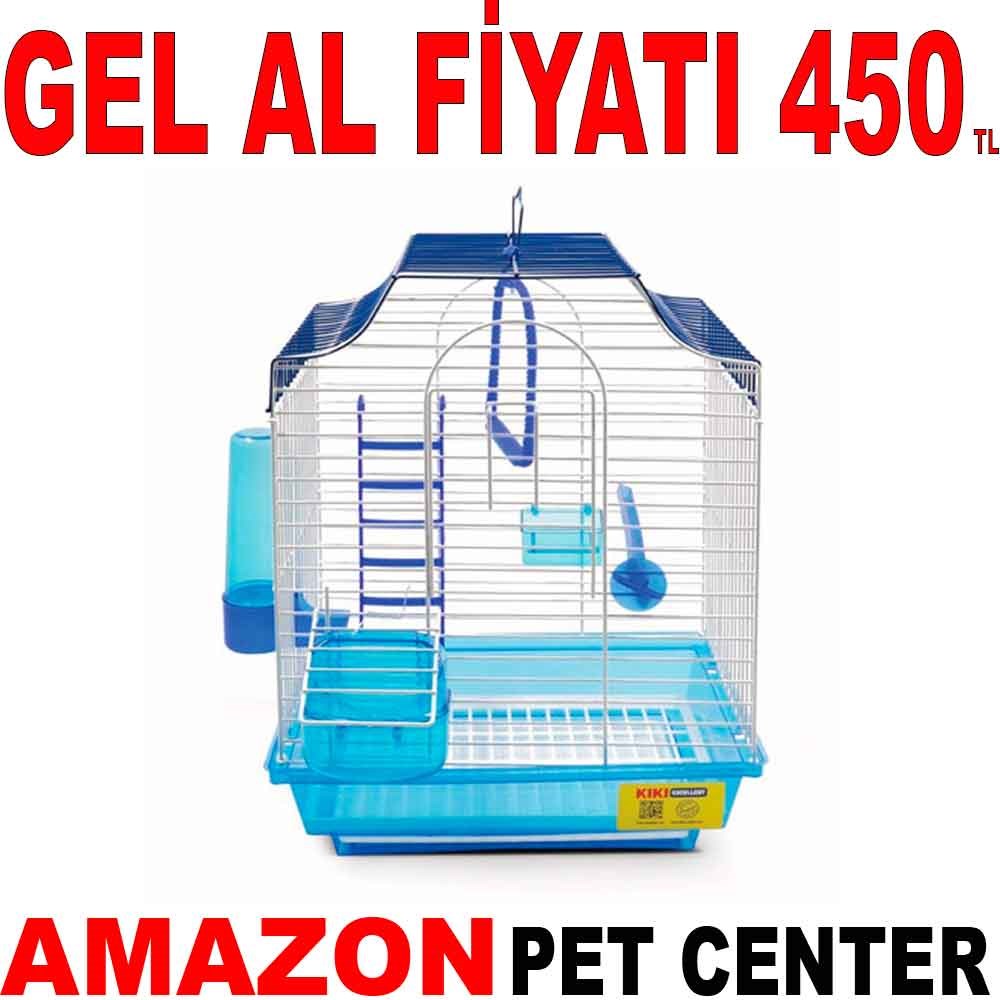 Kiki Kuş Kafesi 1110 Beşgen Karışık Renkli 36x27x20 cm Gel Al 35007005 Amazon Pet Center