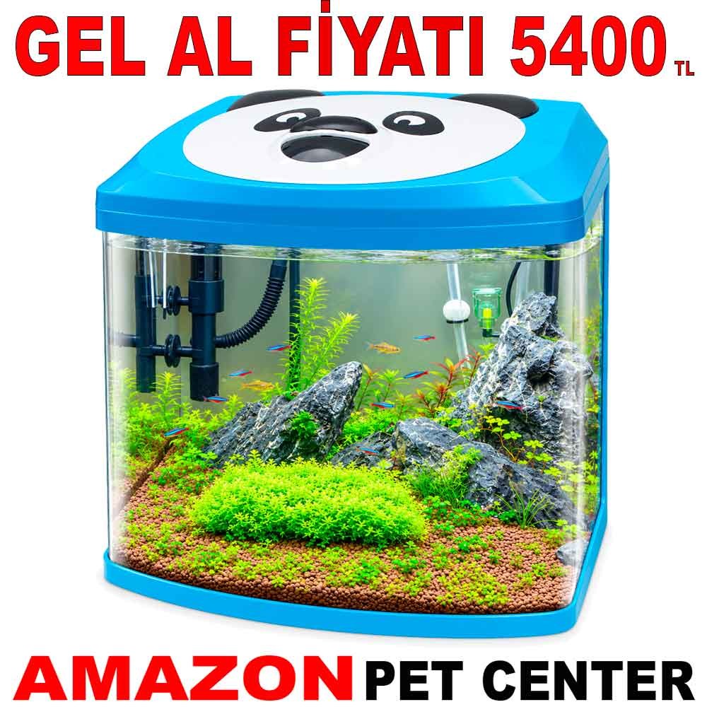 Makro Panda Akvaryum Mavi 38 x 26 x 45 Cm Gel Al 35015062 Amazon Pet Center