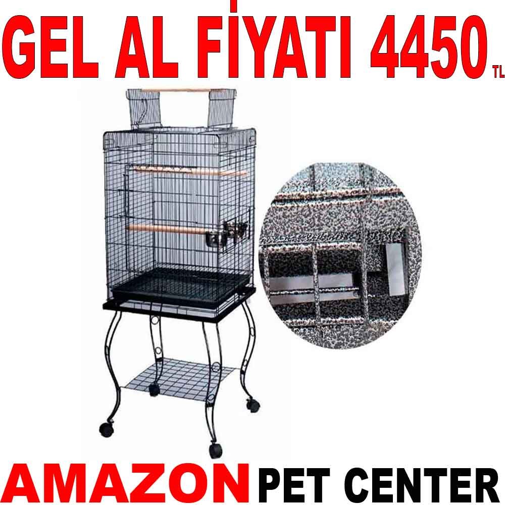 QH Sehpalı Papağan Kafesi Dövme Demir 51x51x129 Cm 901 ADS Gel Al 21416002 Amazon Pet Center