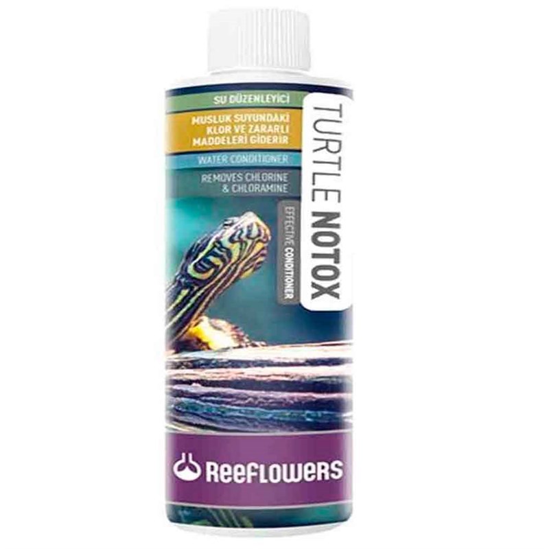 Reef Flowers Turtle Notox Effective Su Kaplumbağa Su Düzenyici 85 ml 8680716337328 Reeflowers Kaplumbağa Bakım Ürünleri Amazon Pet Center