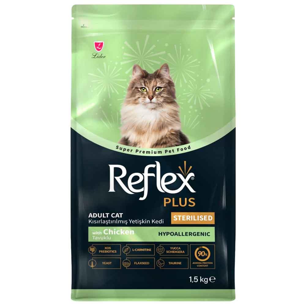 Reflex Plus Sterilised Kısır Kedi Maması Tavuklu 1,5 Kg 8698995003612 Amazon Pet Center
