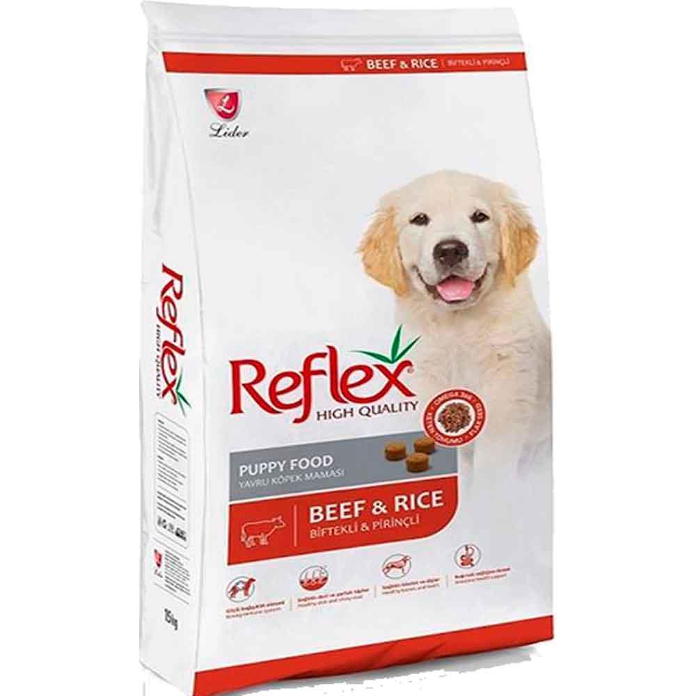 Reflex Puppy Beef Biftekli Yavru Köpek Maması 15kg 8698995028653 Amazon Pet Center