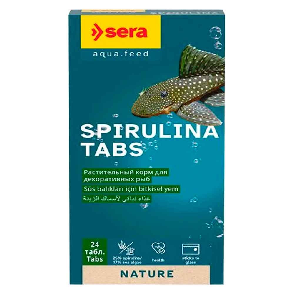 Sera Spirulina Nature Tablet Balık Yemi 24 Tab 4001942009201 Amazon Pet Center