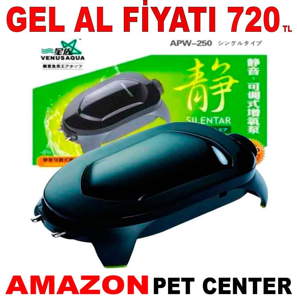 Venus Aqua Çift Çıkışlı Hava Motoru APW 250 Gel Al 22062000 Amazon Pet Center