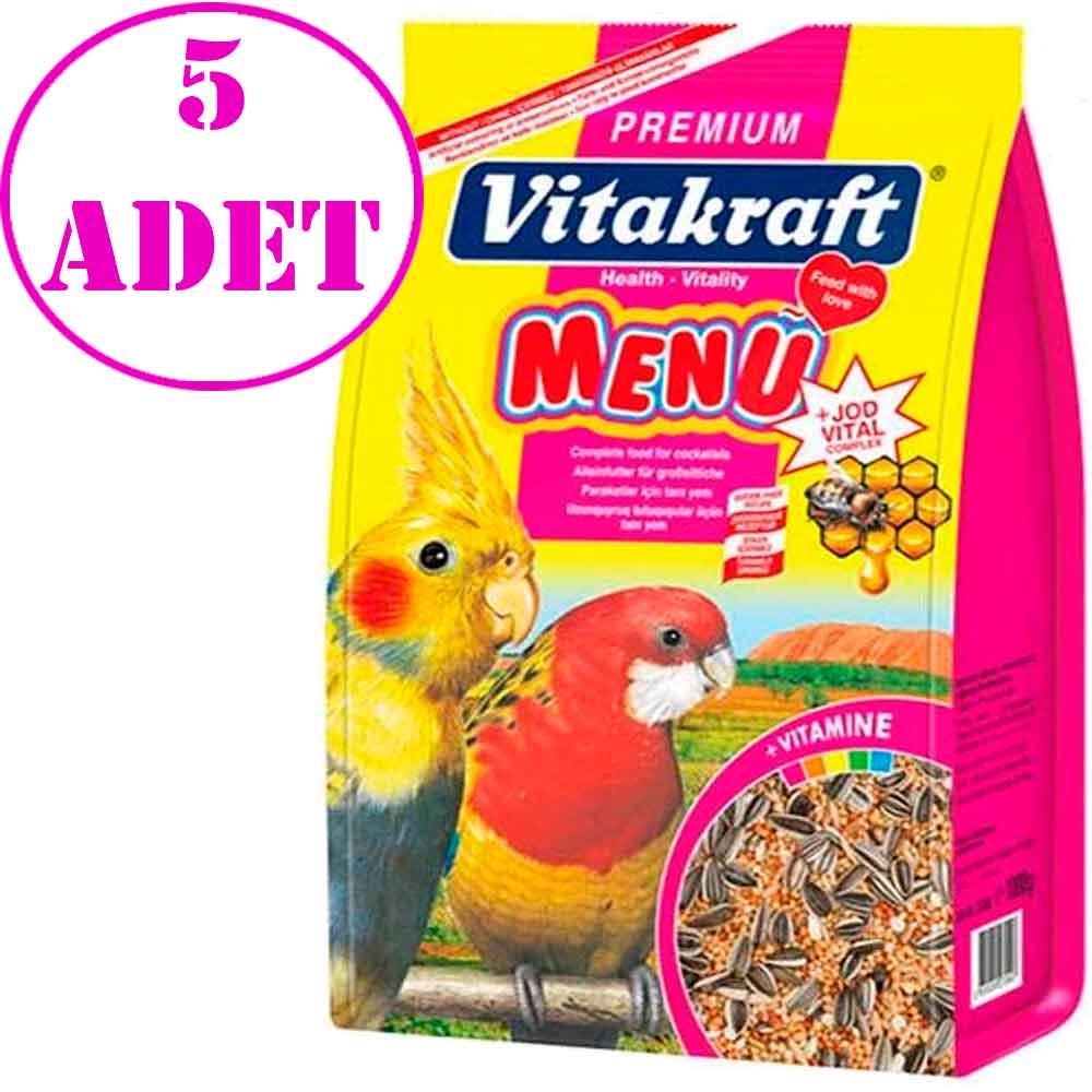 Vitakraft Premium Menü Jod Vital Paraket Yemi 1 Kg 5 AD 32108323 Amazon Pet Center