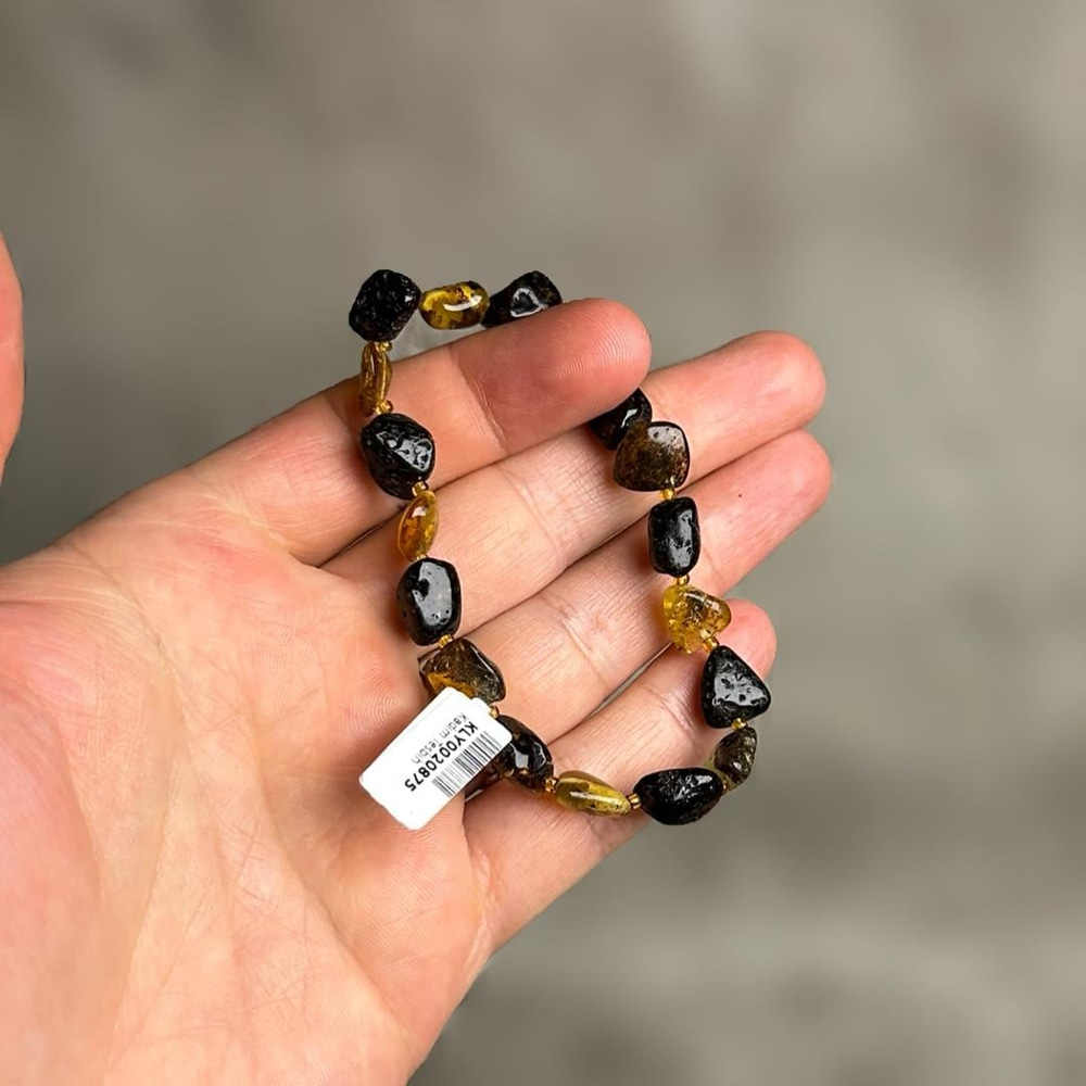 Unisex Kehribar Bileklik