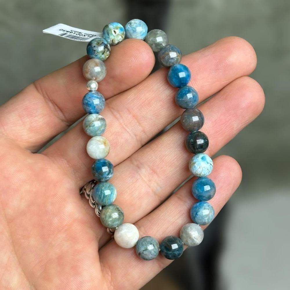 Apatit Doğal Taş Unisex Bileklik
