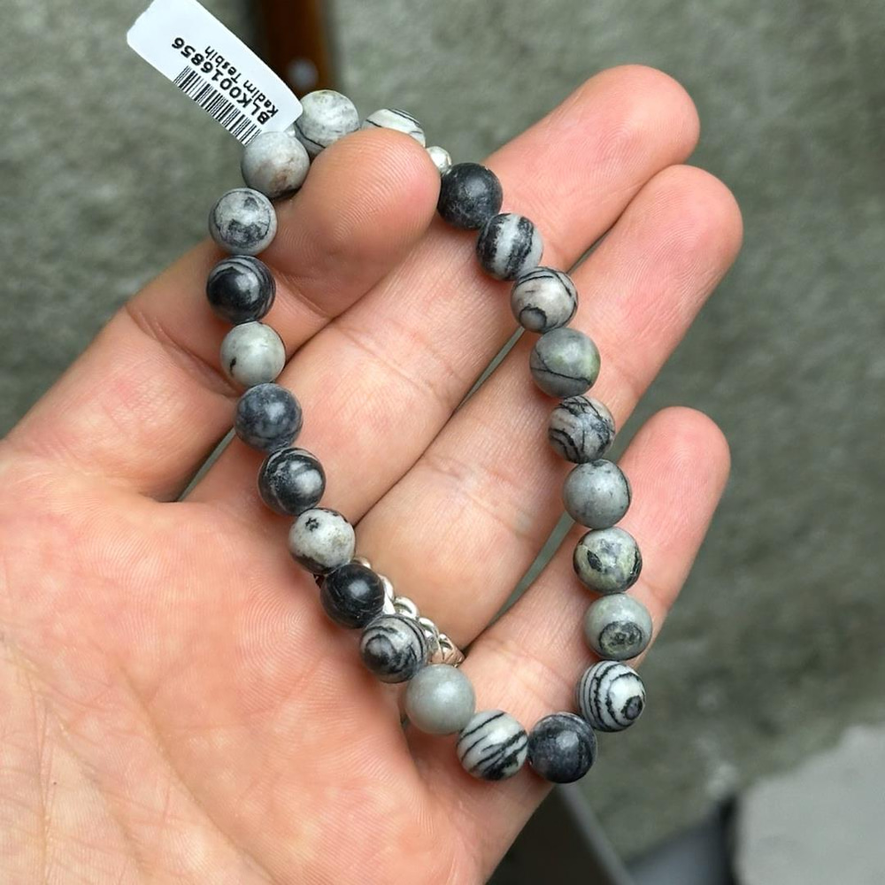 Jasper Doğal Taşlı Unisex Bileklik