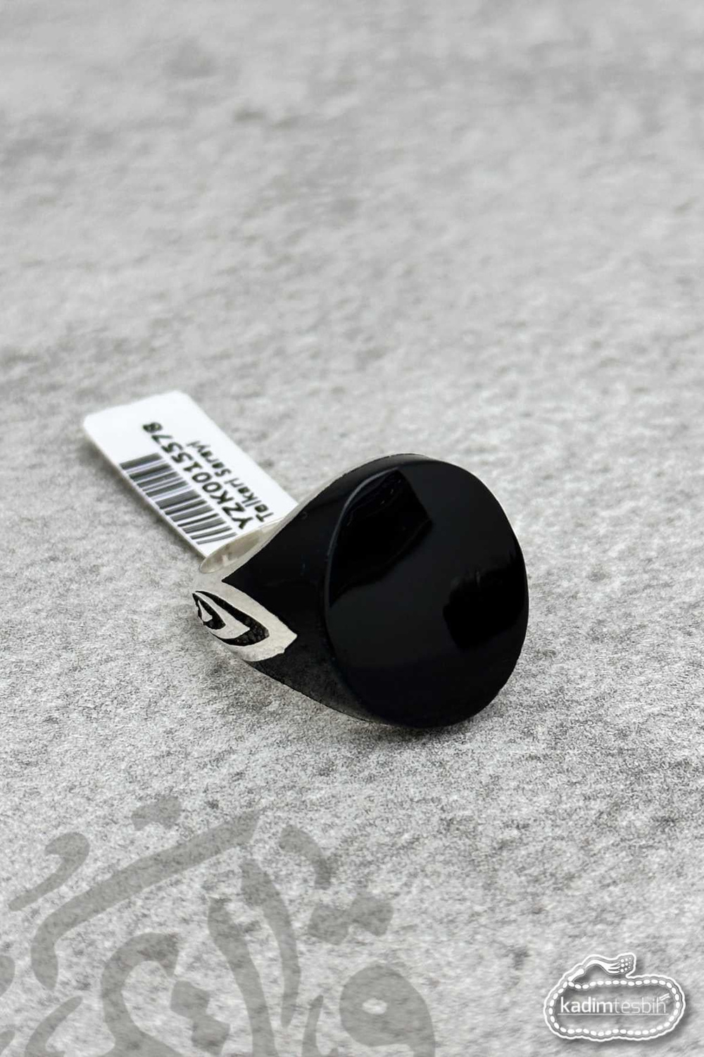 Oval Model Onix Taşlı 925 Ayar Gümüş Yüzük