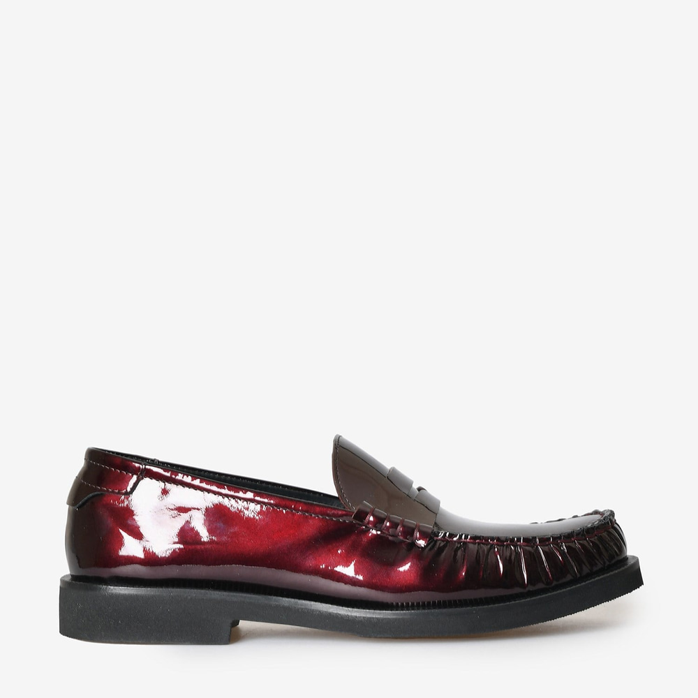 Bordo Rugan Kadın Loafer