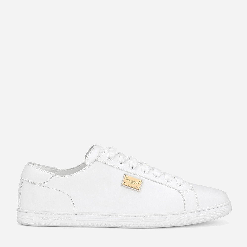 Dolce&Gabbana Beyaz Deri Erkek Sneaker