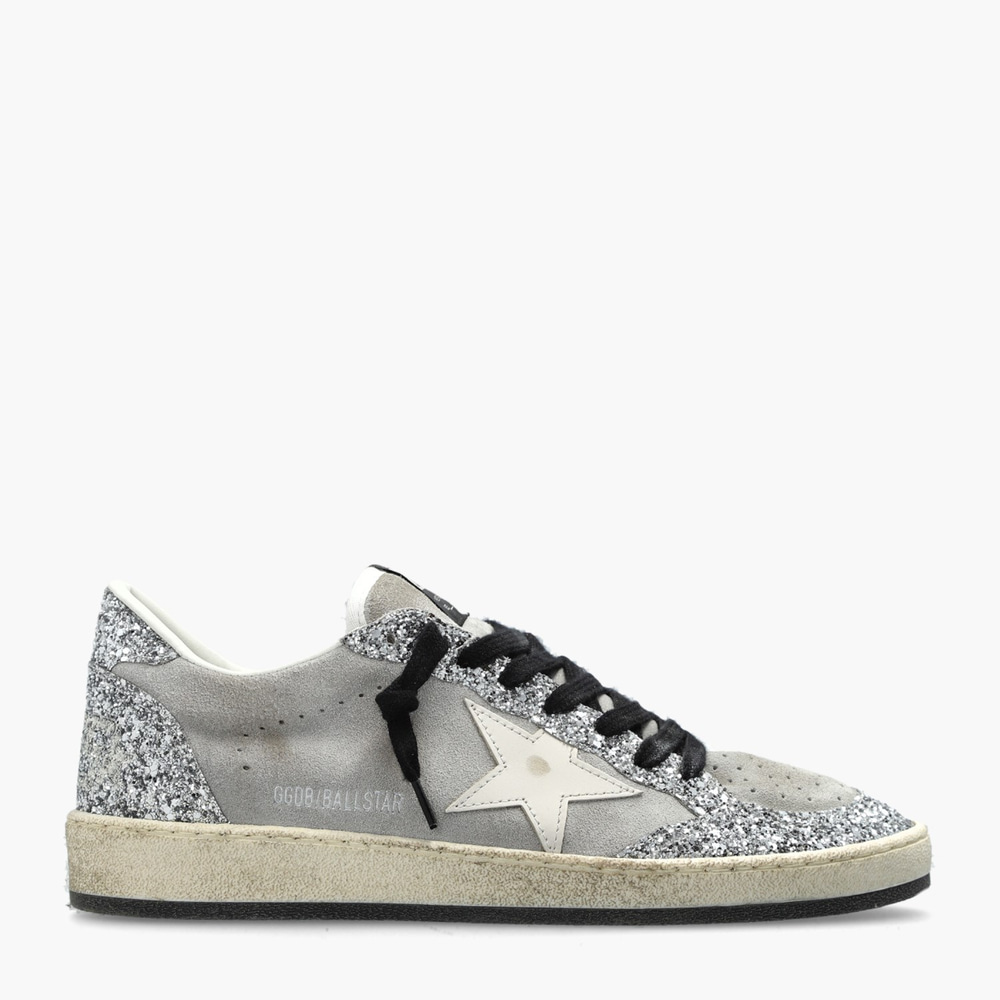 Golden Goose Gri Deri Ball-Star 8723 Kadın Sneakers