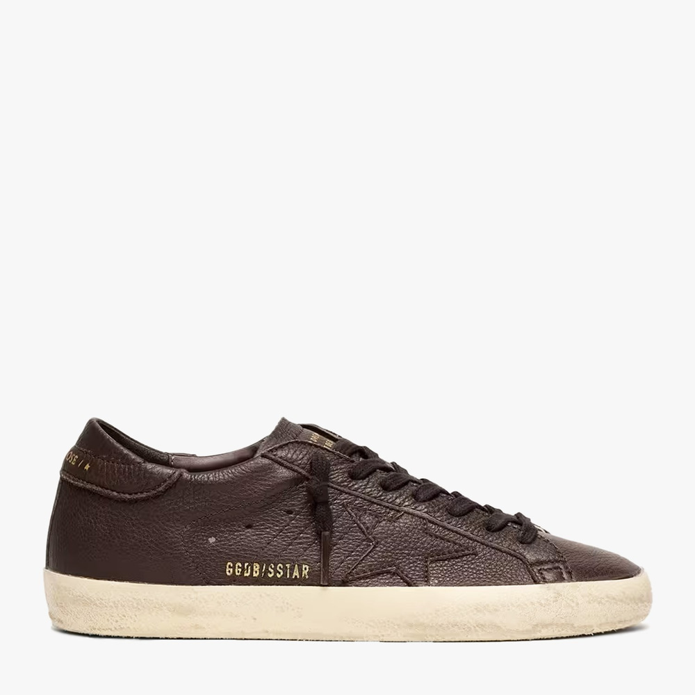 Golden Goose Kahve  Super-Star 8887 Erkek Sneakers