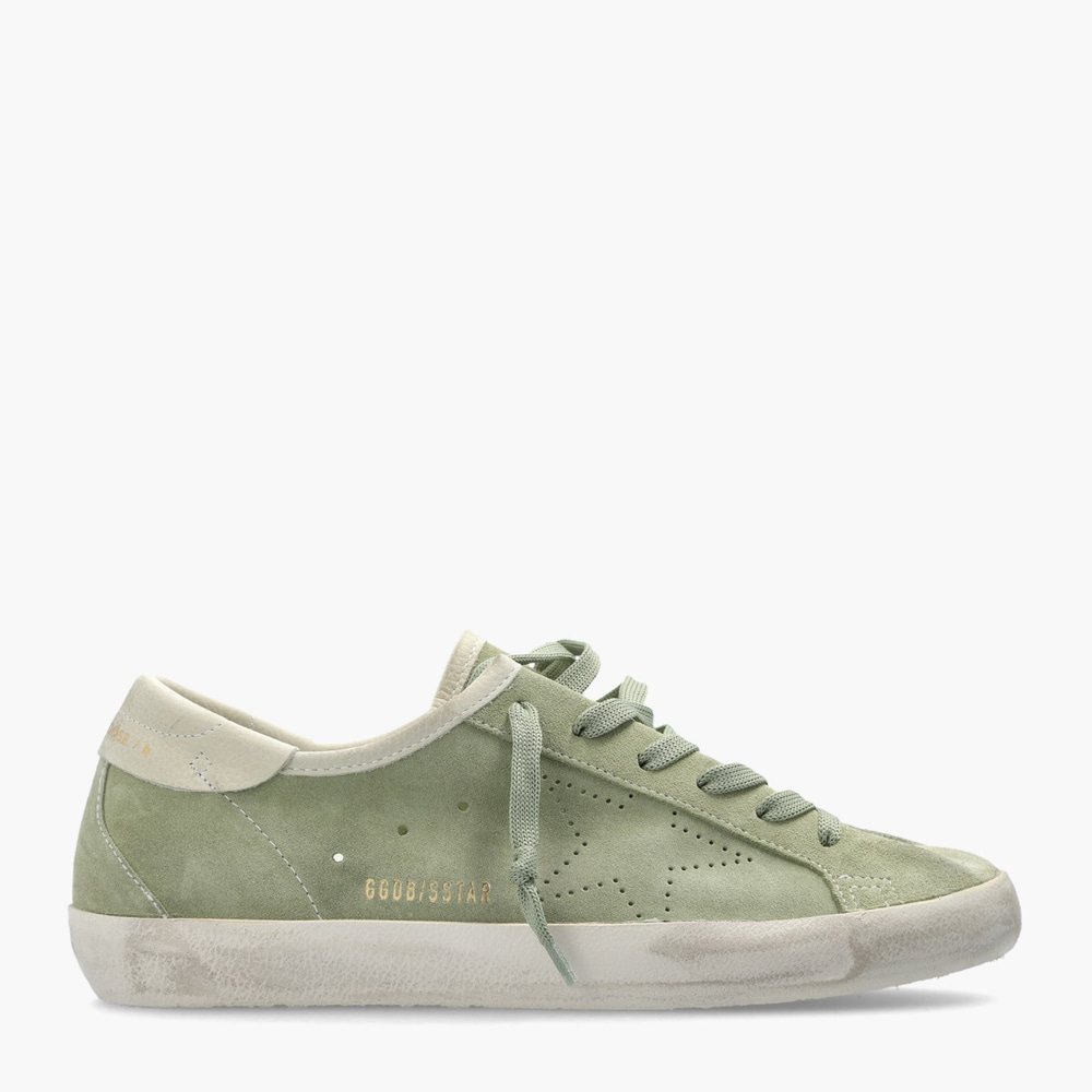 Golden Goose Yeşil Deri Super-Star 8600 Kadın Sneaker