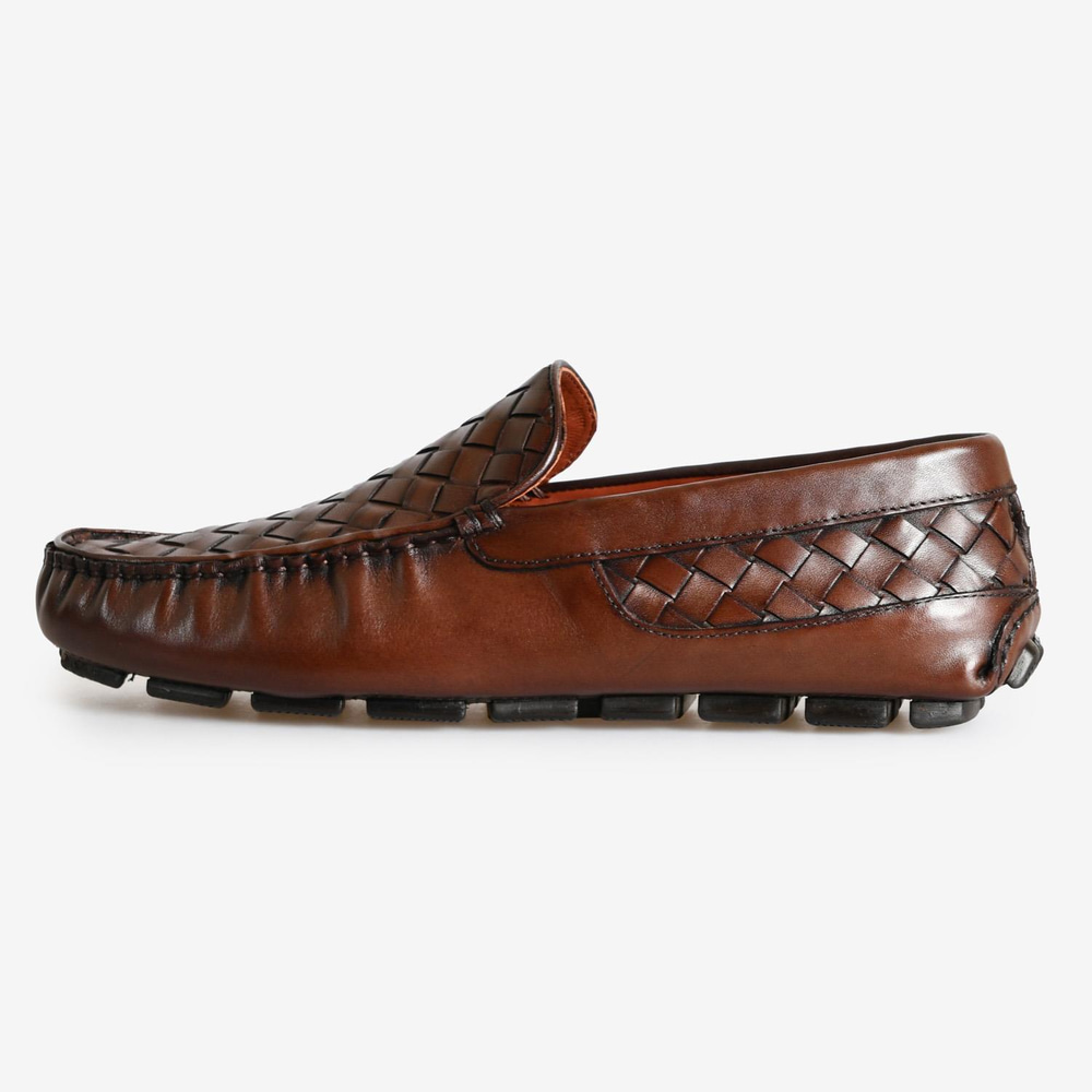 Kahve Deri Erkek Loafer