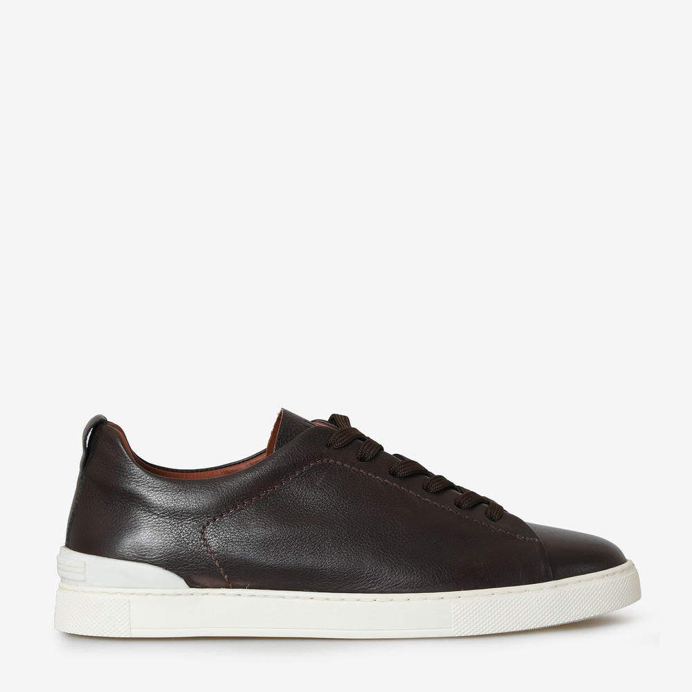 Kahve Deri Erkek Sneaker