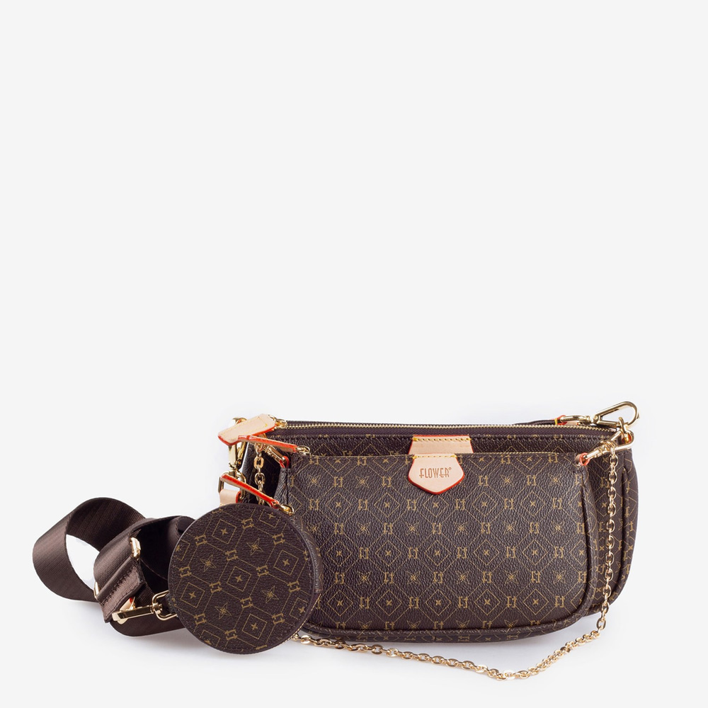 Kahve Monogram Kadın Çanta