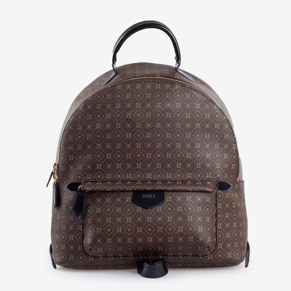 Kahve Monogram Kadın Sırt Çantası