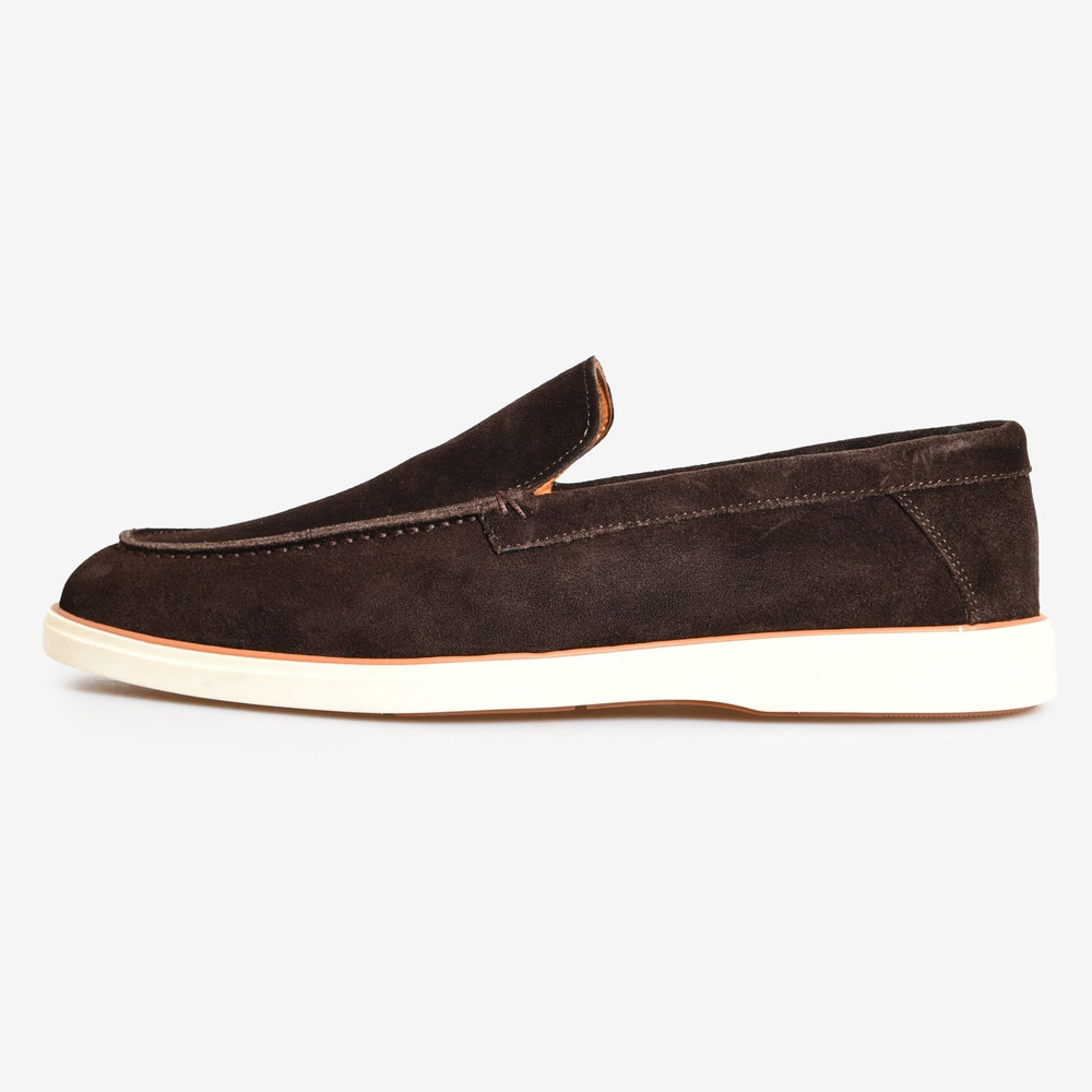 Kahve Süet Erkek Loafer