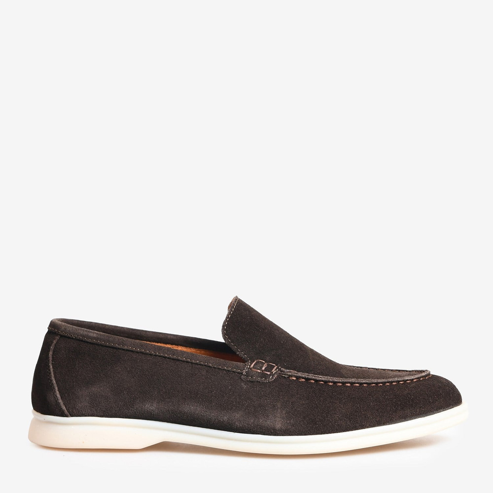 Kahve Süet Erkek Loafer