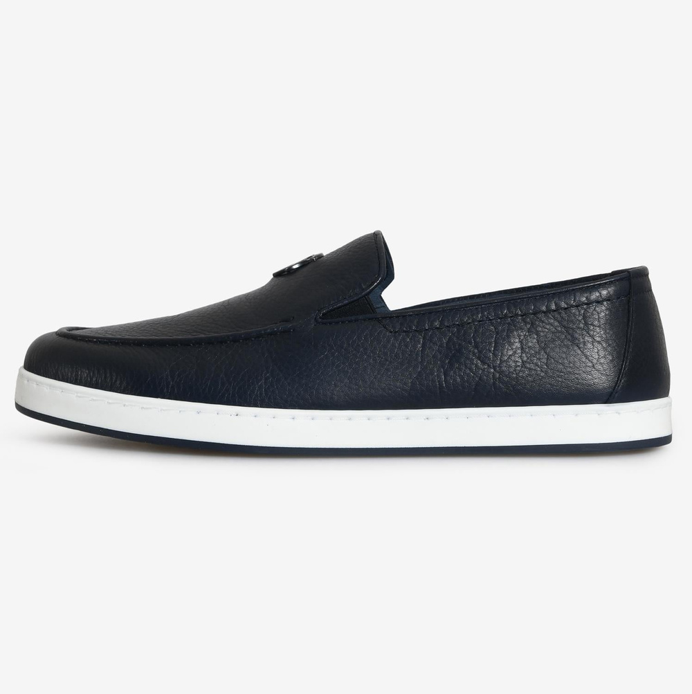 Lacivert Deri Erkek Loafer