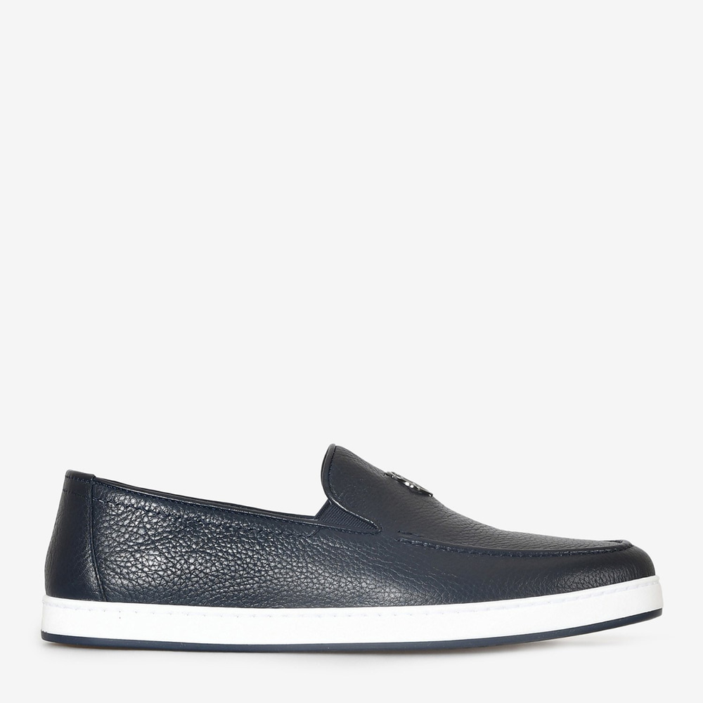 Lacivert Deri Erkek Loafer
