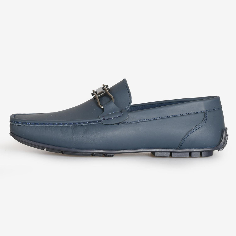 Lacivert Deri Erkek Loafer