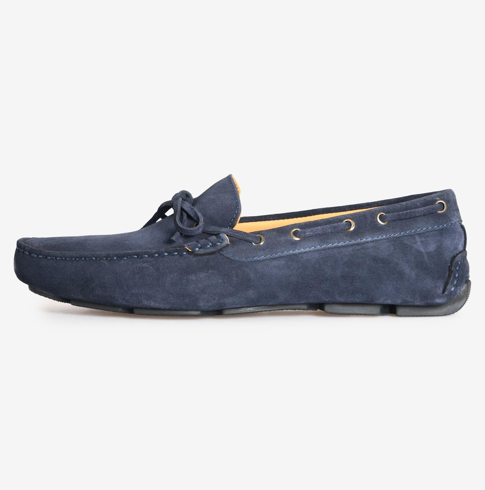 Lacivert Süet Erkek Loafer Ayakkabı