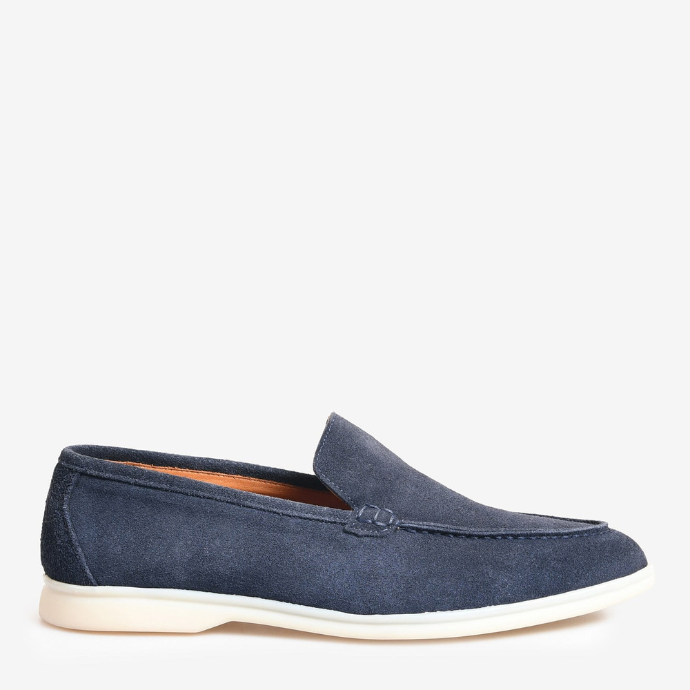 Lacivert Süet Erkek Loafer