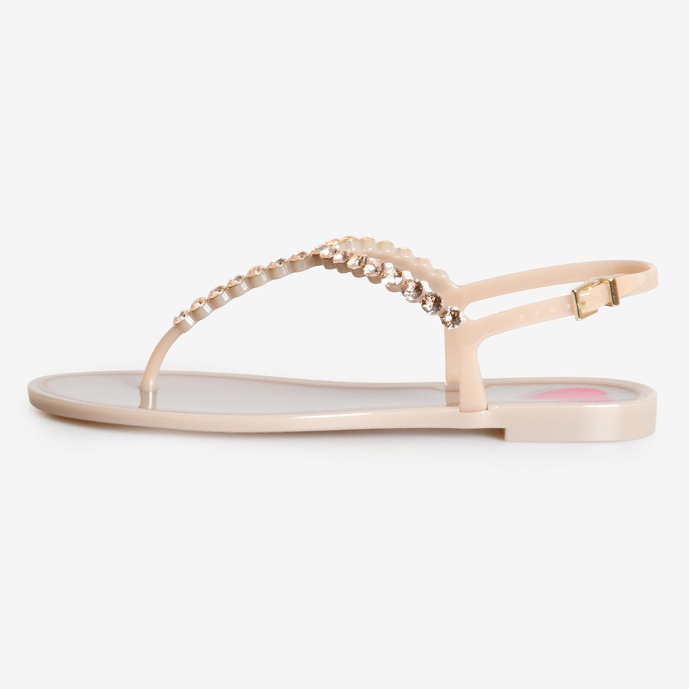 Menghi Vizon Taşlı Kadın Sandalet