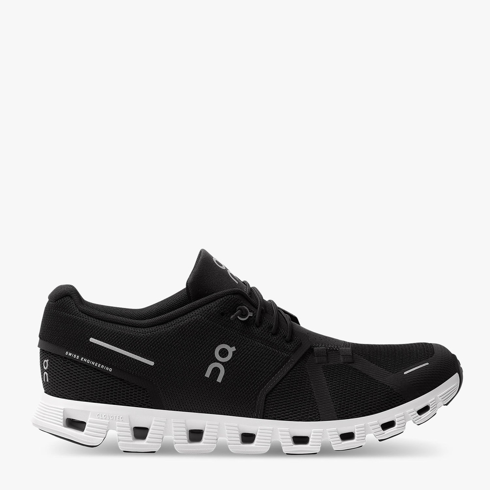 On Running Cloud 5 Siyah Erkek Spor Ayakkabı