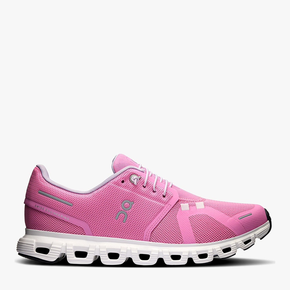 On Running Cloud 6 Pembe Kadın Koşu Ayakkabısı