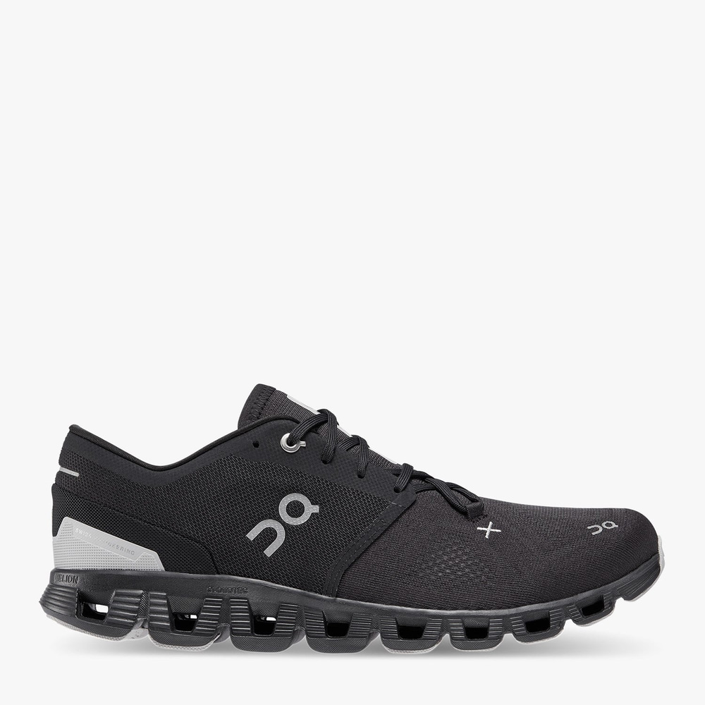 On Running Cloud X 3 Siyah Kadın Spor Ayakkabı