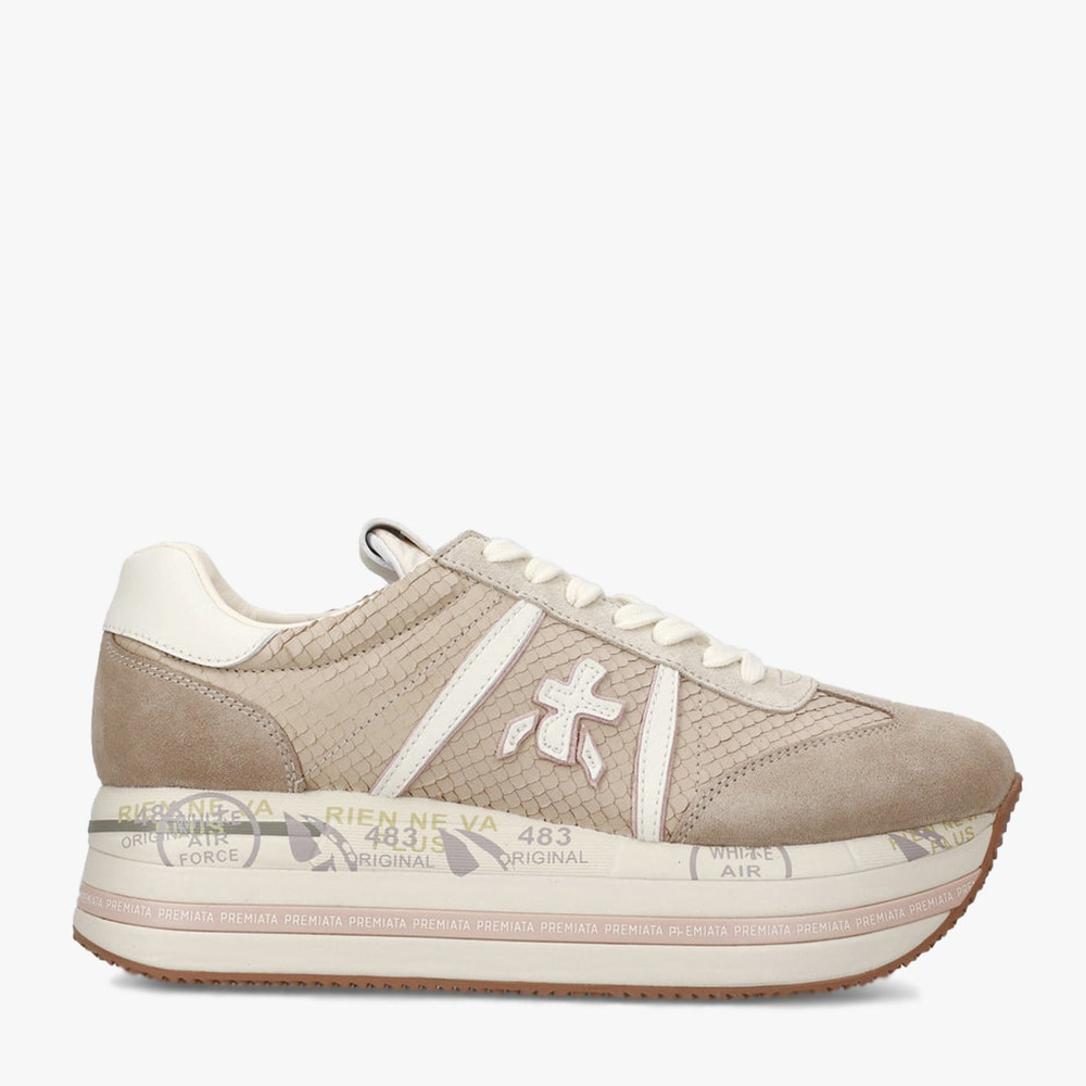 Premiata Bej Beth 7039 Kadın Sneaker